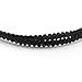 New Fashion Women's Double Layer Metal Barrette Headwear Headband Hairband Black