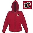 Calgary Flames NHL "Hoody" Zip Sweatshirt For Women (Dk Red)
