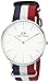 Daniel Wellington Men's 0203DW Cambridge Stainless Steel Watch With Multi-Color Nylon Band