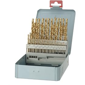 Grizzly G9753 TiN Coated Drill Set - 50 pc. Metric by Grizzly