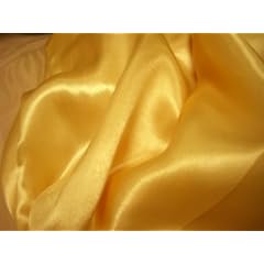 Satin Stoff Meterware gold