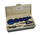 LENOX 30295-600CTL 9 Piece Electricians Carbide Tipped Hole Saw Set