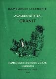 Hamburger Lesehefte, Nr.78, Granit - Adalbert Stifter