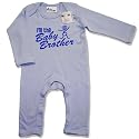 Dirty Fingers I'm the Baby Brother. Baby & Toddler Long Sleeve Romper Suit 3-6 months, Blue