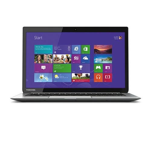 Toshiba KIRAbook 13i7s 13.3-Inch Touchscreen Ultrabook (1.8 GHz Intel Core i7-4500U Processor, 8GB DIMM, 256GB SSD, Windows 8.1) Silver