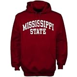 Mississippi State Bulldogs Maroon Vertical Arch Hoody Sweatshirt