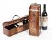 WEINTRUHE WEINBOX GESCHENKTRUHE WEINHOLZTRUHE PANDORA MIT HENKEL 32 x 12 CM EDEL