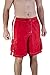 Mens Swim Trunk with Cargo Pockets Large, Red