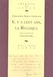 Il y a cent ans, la Belgique: Textes et documents du critique danois Georg Brandes