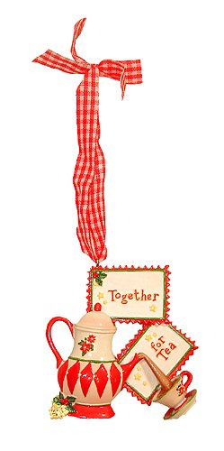 Gooseberry Patch "Together for Tea" Christmas Ornament #GBP0113