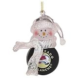 SC Sports Colorado Avalanche Snowman Puck Ornament 2-pack