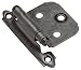 Price Comparison : Amerock BP7139-WI Variable Overlay Face Mount Self Closing Hinge, Wrought Iron, 2-Pack