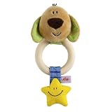 Sevi Wood Teething Ring, Dog