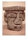 Chorotegas Indstatue, Costa Rica Photographic Poster Print by Glen Davison, 18x24
