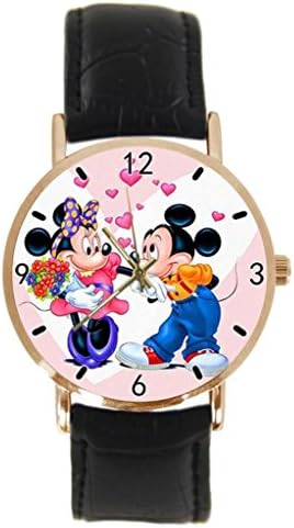 Ajaja Disney Mickey Mouse Custom Design Fashion Stainless Steel Gold Watch Men And Women - The Best Gift
