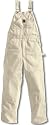 Carhartt Men's Washed Drill Work Bib Overall - Unlined