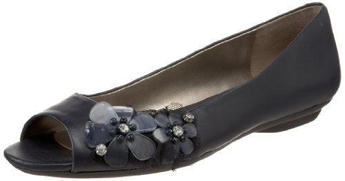 Bandolino Women's Warrick Peep-Toe Flat