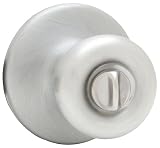 Tools & Hardware : Kwikset 300T 26D CP Security Tylo Privacy Knob, Satin Chrome