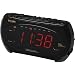 Emerson Dual Alarm SmartSet Clock Radio with 1.3" Red Display