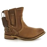 Caterpillar Vinson Brown Leather Mens Boots Size 10 UK