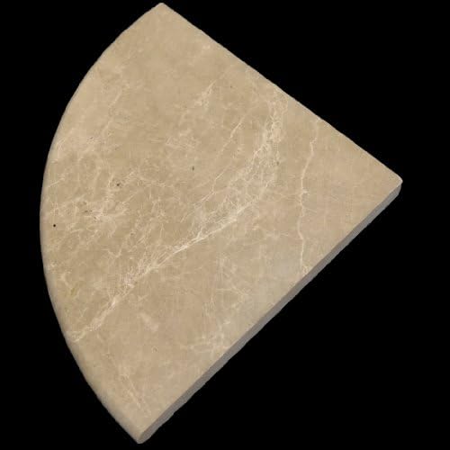 Light Emperador Marble Both Side Polished Bathroom Corner Shelf 9''x9''