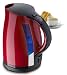 Prestige Dakota Cordless Jug Kettle, Red, 1.7 Litre