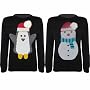 Womens Long Sleeve Santa Snowman Owl Ladies Pengui&hellip Pure Fashion
