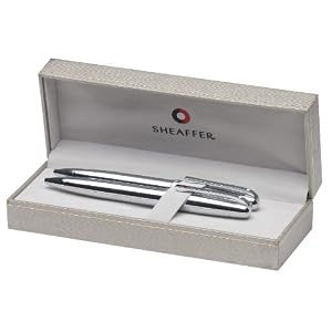 Sheaffer Series 500 Ballpoint Pen/Pencil Set - Featuring Chrome Plate Trim