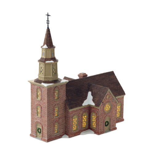 Department 56 Colonial Williamsburg Village Lit House, Bruton Parish Church