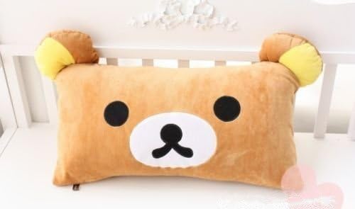 Onebest Rilakkuma Relax Bear Brown Pillow Cover Cushion Case