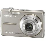 Olympus FE-280 Compact Digital Camera - Silver (8.0MP, 3x Optical Zoom) 2.5"LCD