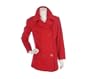 Centigrade Fully Lined Double Breasted Peacoat XL Red