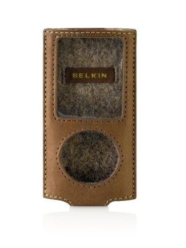 Belkin Eco-Conscious Leather Sleeve Case for iPod nano 4G (Walnut Brown)