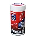 iBUFFALO 液晶TV専用ウェットクリーナーボトルタイプMサイズ60枚 BSTV03CW60