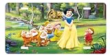Snow white and the seven dwarfs License Plate Sign 6'' x 12'' New Quality Aluminum