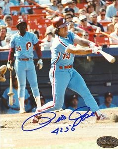 Pete Rose Philadelphia Phillies Signed 8x10 Photo