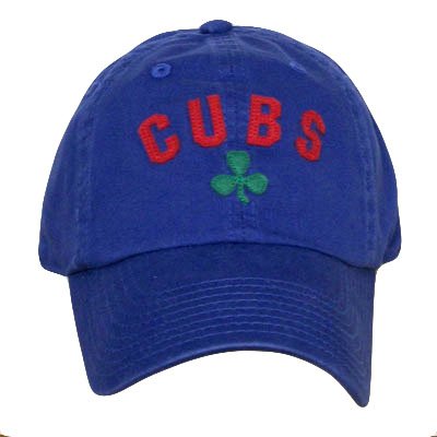 MLB CHICAGO CUBS CAP HAT CLOVER LOGO GREEN BLUE ADJ NEW