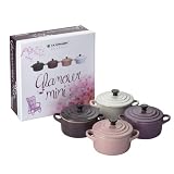 Le Creuset - Les céramiques - coffret de 4 mini cocottes - rondes - glamour - 10cm - 91006900271000