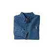 Port & Company - Youth Long Sleeve Value Denim Shirt.