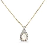 9ct Yellow Gold Ladies Cluster Pendant Set With Oval Opal Tanzanite Surrounds And 12pt Of Diamond On An 18 Prince Of Wales Chain