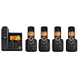 Motorola L705CM Corded/Cordless Phone System with 4 Cordless Handsets