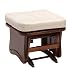 Baby : Brooks Furniture Glider Ottoman - Cherry/ Shell