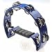 Stagg TAB-2 BL Tambourin Demi-Lune en Plastique avec 16 Cymbalettes blue