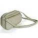 Womens Leather Adjustable Strap Multi Pocket Organizer Cross Body Purse