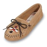 Thunderbird Minnetonka Moccasin in Tan Womens