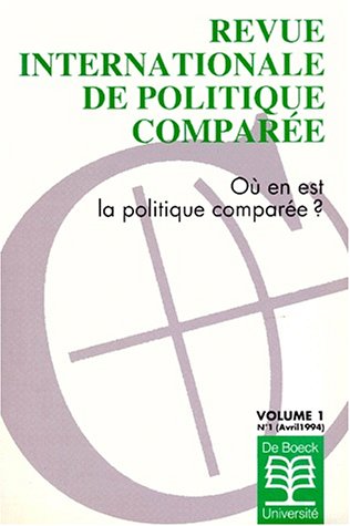 Où en est la politique comparée ?