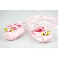 Pink Rosebud Ballet Slippers for American Girl Dolls and Most 18 Inch Dolls
