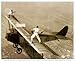 Tennis on the Wing Decorative Art Poster Print, 10x8