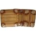 Sango Splash Square Salad Plates, Set of 4