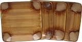 Sango Splash Square Salad Plates, Set of 4
